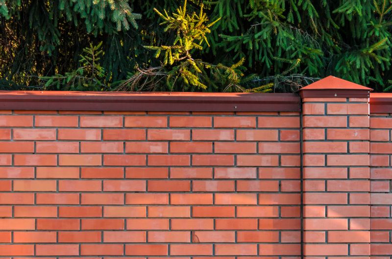 Brick Fence Installation