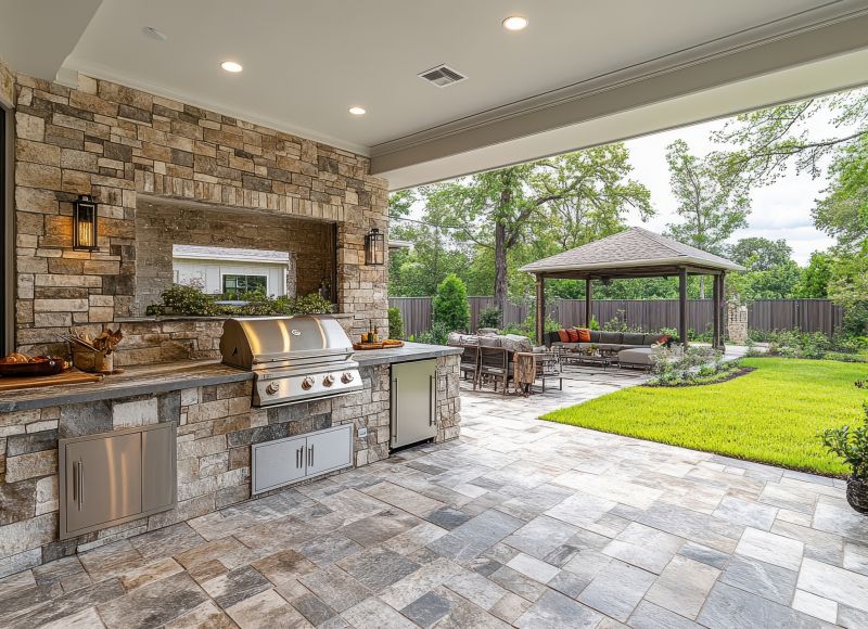 Outdoor Masonry Kitchen